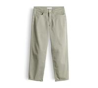 OPUS PANTS Damen Barrel | Melly Relax Barrel Jeans aus BCI Cotton Mix Mid Rise Pale Olive, 36 L28