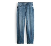 Opus Fashion Jeans Melly Twisted Barrel Fit BCI Cotton Mix Mid Rise Dunkelblau Damen 36/L26