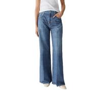 OPUS PANTS Damen City Pants | Capria Cruise Dark Blue, 38 L30