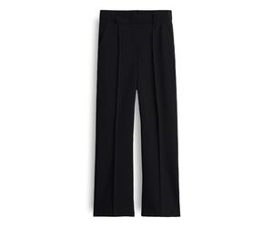 OPUS PANTS Damen City Pants | LUANE Relaxed Flared Pants aus BCI Cotton Mix Black, 38