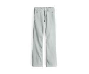 OPUS PANTS Damen Flared | Melly Bright Flared Jeans Mid Rise aus stretchigem Tencel Mix Green Glow, 38 L28