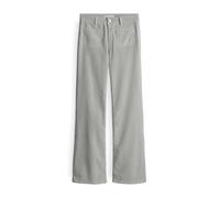 OPUS PANTS Damen Flared | Melly Fresh Flared Cordhose aus BCI Cotton Mix Mid Rise Hazy Fog Melange, 42 L32