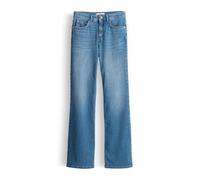 OPUS PANTS Damen Flared | Melly Spark Flared Jeans mit Powerstretch Mid Rise Dark Blue, 34 L32