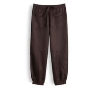OPUS PANTS Damen Jogpants | MUCIA Drift Bequeme Balloon Fit Pants aus Viskose Leinen Mix Coffee Bean, 38