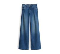 OPUS PANTS Damen Palazzo | Melly COOL Wide Leg Pants Mid Rise mit hochwertigem Modal mid Pacific Blue, 34 L32