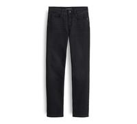 OPUS PANTS Damen Slim | Melly Base Slim Jeans mit Powerstretch Mid Rise Washed Black, 44 L28