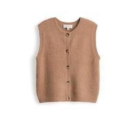 OPUS PANTS Damen Weste | PORAH Regular Strickweste im Alpaka Wollmix golden oak, 42