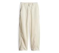 OPUS PANTS Damen Wide Leg Pants | Melly Mellow Barrel Leg Hose aus Feincord Soft Cream, 40 L26