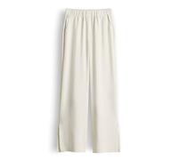 OPUS PANTS Damen Wide Leg Pants | MUCIA Moss fein strukturierte Wide Leg Pants mit Schlitzdetail Natural Glaze, 40