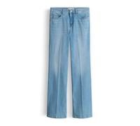 OPUS PANTS Damen Wide | Melly MODERN Wide Leg Jeans mit Powerstretch Mid Rise Light Blue, 42 L32