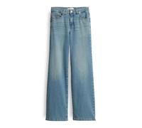 OPUS PANTS Damen Wide | Melly MODERN Wide Leg Jeans mit Powerstretch Mid Rise Light Ice Blue, 38 L30