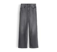 OPUS PANTS Damen Wide | Melly MODERN Wide Leg Jeans mit Powerstretch Mid Rise mid Carbon Grey, 42 L32