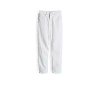 OPUS PANTS Damen Straight | Melly Base Straight Jeans Mid Rise mit Power Stretch White, 34 L30