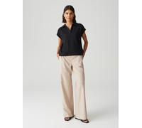 OPUS Poloshirt in Schwarz - Größe 36 | Damen Tops