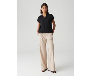 OPUS Poloshirt in Schwarz - Größe 36 | Damen Tops