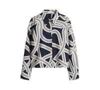 Opus Fashion Damenbluse Famena Lane Printbluse aus nachhaltigem Viskosemix Blau Größe 36