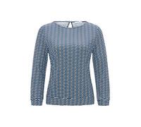 Opus - Printshirt - Susta blau/braun - Gr. - 36