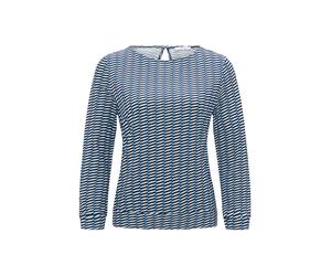 Opus - Printshirt - Susta blau/braun - Gr. - 36