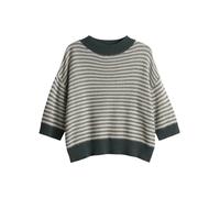 Opus - Pullover aus BCI Cotton Mix - Peipina beige/grün - Gr. - S