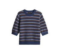 Opus - Pullover mit mehrfarbigen Streifen blau - Gr. - 34