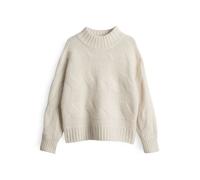 Opus Fashion Strickpullover mit Woll- und Alpaka-Anteil Damen sand Größe 40