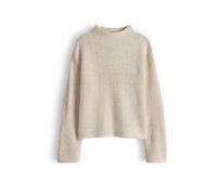 OPUS Damen Pullover | Priefe Luftiger Strickpullover in 3D-Optik Regular Fit Soft Oat, 38