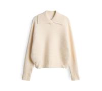 Opus Fashion Pullover PURIKA Rippstrick mit Fledermausärmeln Creme Größe 38