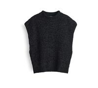 OPUS Damen Pullunder | PEXTO Loose Pullunder aus Chenillegarn Black, 40