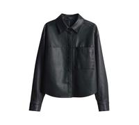 Opus Fashion Jacke FEDGY Lederoptik Schwarz Größe 42