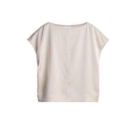 Opus - Regular Shirtbluse aus glänzendem Satin - Festiva beige - Gr. - 38