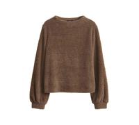 Opus - Regular Sweatshirt aus flauschigem Effektgarn - Gufemi braun - Gr. - 36
