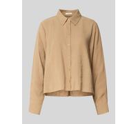 OPUS Relaxed Fit Bluse aus Modal-Mix Modell 'Flowy' in Hellbraun, Größe 38