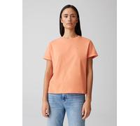 OPUS Damen Kurzarmshirt | T-Shirt SERZ Regular aus Organic Cotton Pale orange, 38