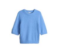Opus - Slim Kurzarmstrickpullover - Puvet blau - Gr. - 40