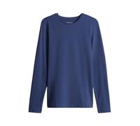 Opus Damen Langarmshirt Smilla Slim Longsleeve Jersey Dunkelblau Größe 44