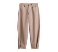Opus - Stoffhose im modischen Barrel Fit und 7/8-Länge braun - Gr. - 40/L28
