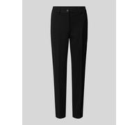 OPUS Stoffhose in verkürzter Passform Modell 'Melina' in Black, Größe 42
