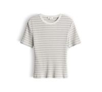 Opus - Gestreiftes T-Shirt - Soleili beige - Gr. - 40
