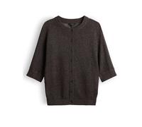 Opus Fashion Strickjacke DATINA – Cardigan aus softem Feinstrick, Slim Fit, braun – Größe 42