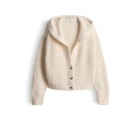 Opus Fashion Strickjacke Difanna Damen Regular mit Wolle, flauschiger Effekt Beige Größe 40
