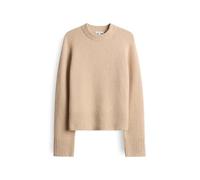 OPUS Relaxed Fit Strickpullover mit Alpaka-Anteil Modell 'Passy' in Beige, Größe 36