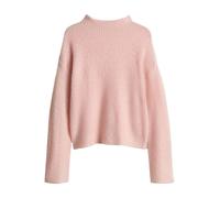 Opus Fashion Damenpullover Priefe – luftiger Strickpullover 3D-Optik Regular Fit Rot 38