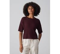OPUS Strickshirt "Pinu" in Bordeaux - Größe M | Damen Tops