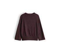 OPUS Damen Sweatshirt | GLANTINA Loose Sweatshirt mit Glanz Effekt Dark Grape, 38
