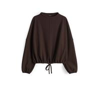 OPUS Damen Sweatshirt | GUMIPA Loose feminines Sweatshirt mit Softer Oberfläche Coffee Bean, 42