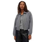 OPUS Sweatjacke Damen | Mélange-Optik, Paspeltaschen, Blousonstil