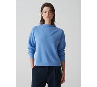 OPUS Damen Sweatshirt | Sweater GINSANU Regular aus weichem Modal Mix Blue Salt, 36