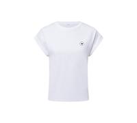 OPUS Damen Kurzarmshirt | SPARIS T-Shirt Regular aus nachhaltigem Organic Cotton White, 44