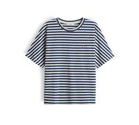 Opus - T-Shirt - Salentine stripe beige/blau - Gr. - 38