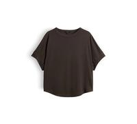 OPUS Damen Kurzarmshirt | Boxy Shirt Affogato, 36